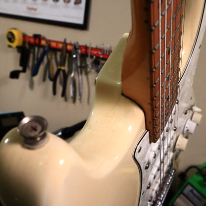1992 Squier MIK Stratocaster Korea Off-White Maple Neck