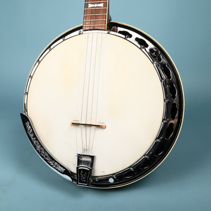 Alvarez Bow Tie Seahorse Deluxe 1970s Banjo - Maple