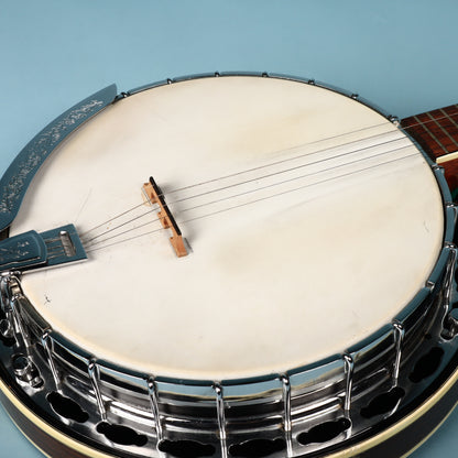 Alvarez Bow Tie Seahorse Deluxe 1970s Banjo - Maple