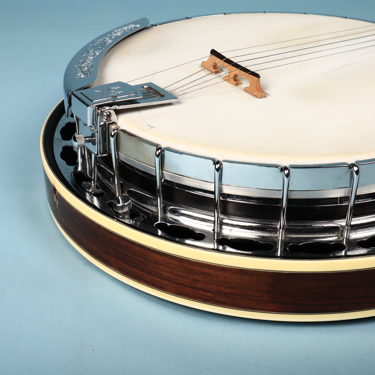 Alvarez Bow Tie Seahorse Deluxe 1970s Banjo - Maple