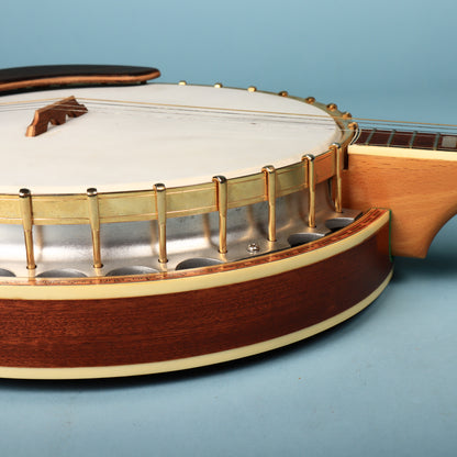 Crown Kent Vintage 4 String Banjo with Block Inlays MIJ Japan