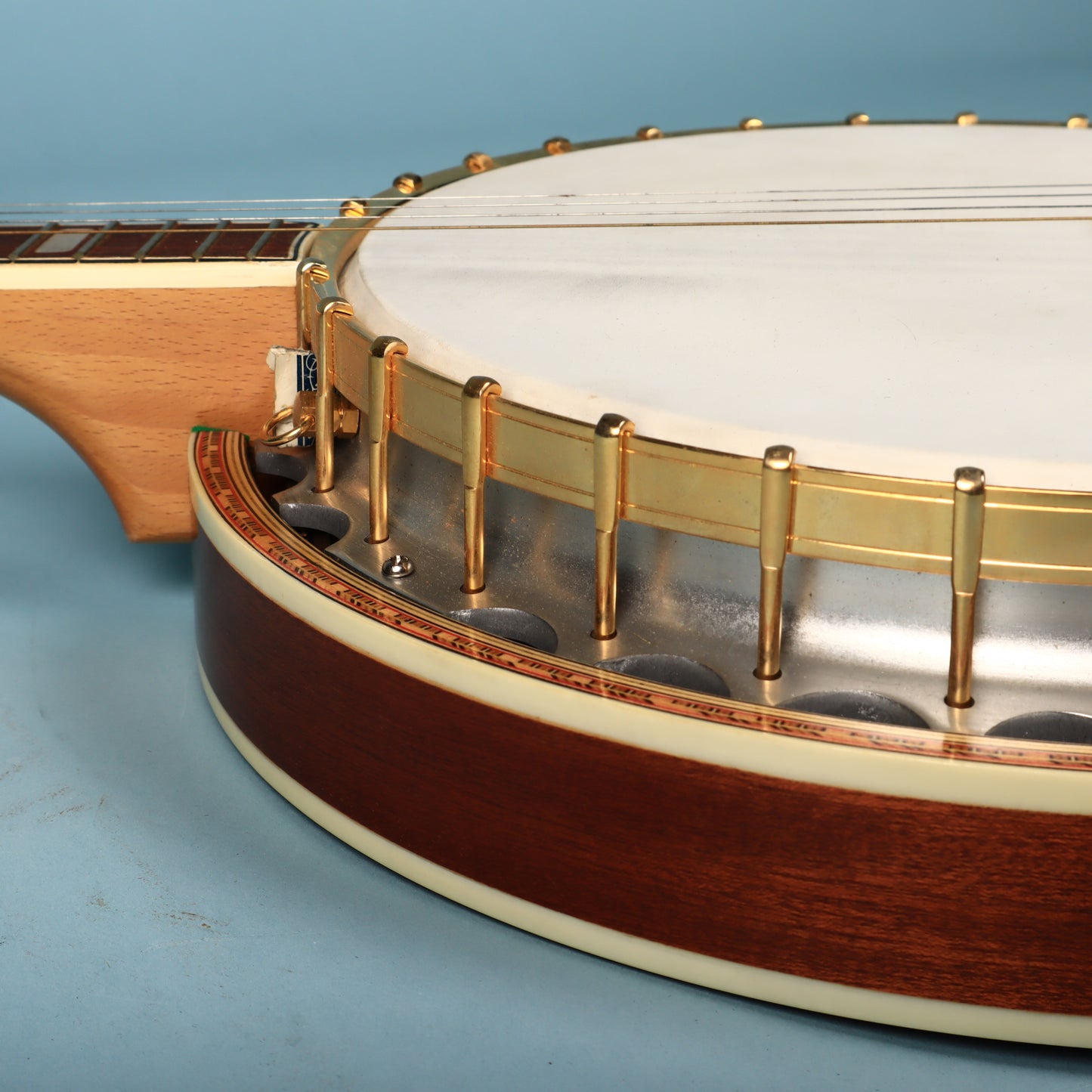 Crown Kent Vintage 4 String Banjo with Block Inlays MIJ Japan