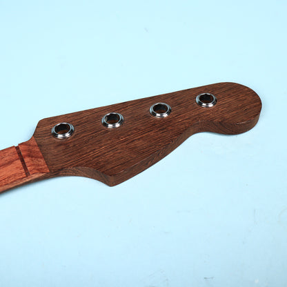 Warmoth Wenge 4-String P J Bass Guitar Neck Pau Ferro Fretboard