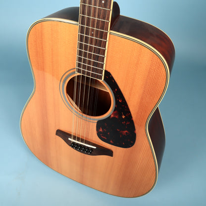 Yamaha FG820-12 Dreadnought 12 String Acoustic Guitar Solid Spruce Top Natural