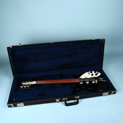 1980s Rickenbacker 620 Hardshell Case Blue Interior