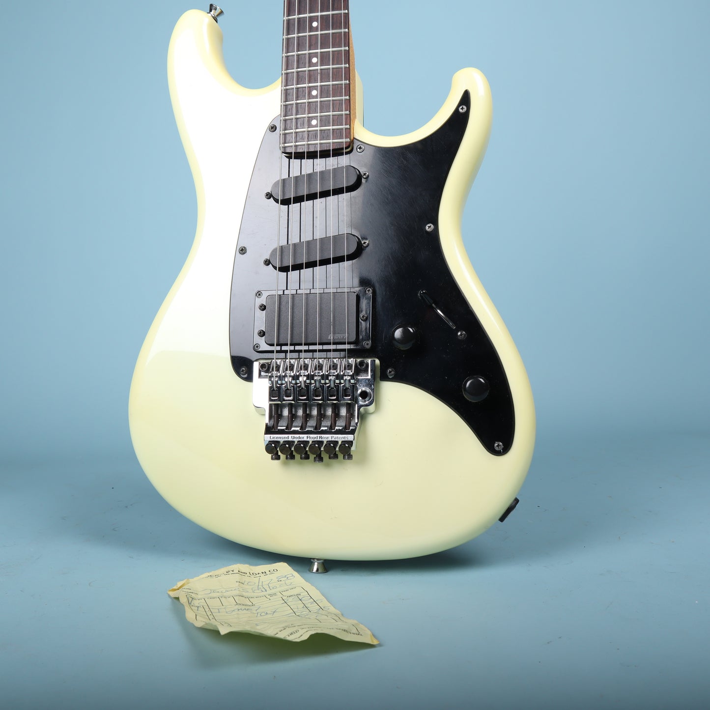 1986 Ibanez RG440 Pearl Electric Guitar Japan MIJ w/ Original Paperwork