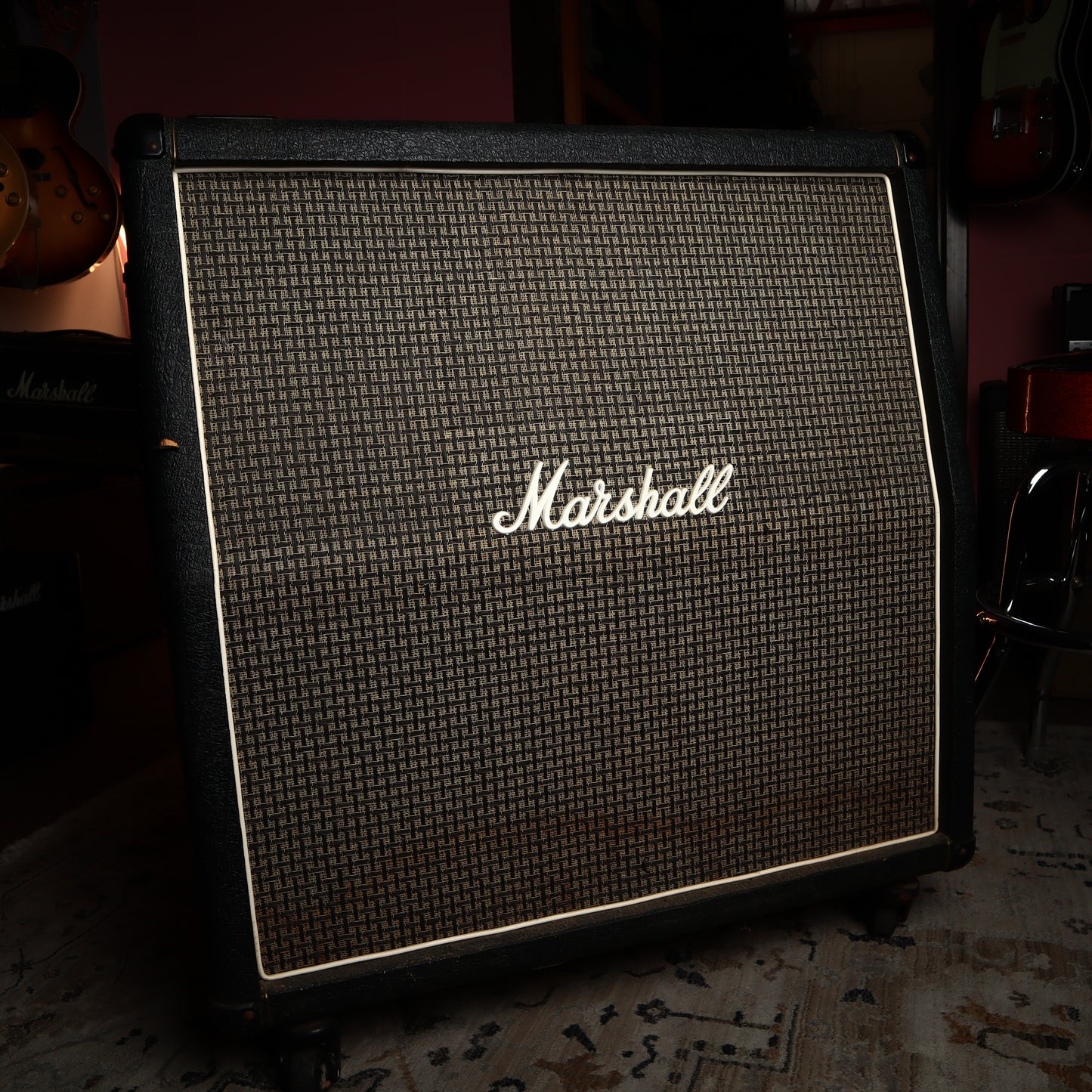 Vintage Marshall 4x12 1970s Rola Cabinet Slant Cab England