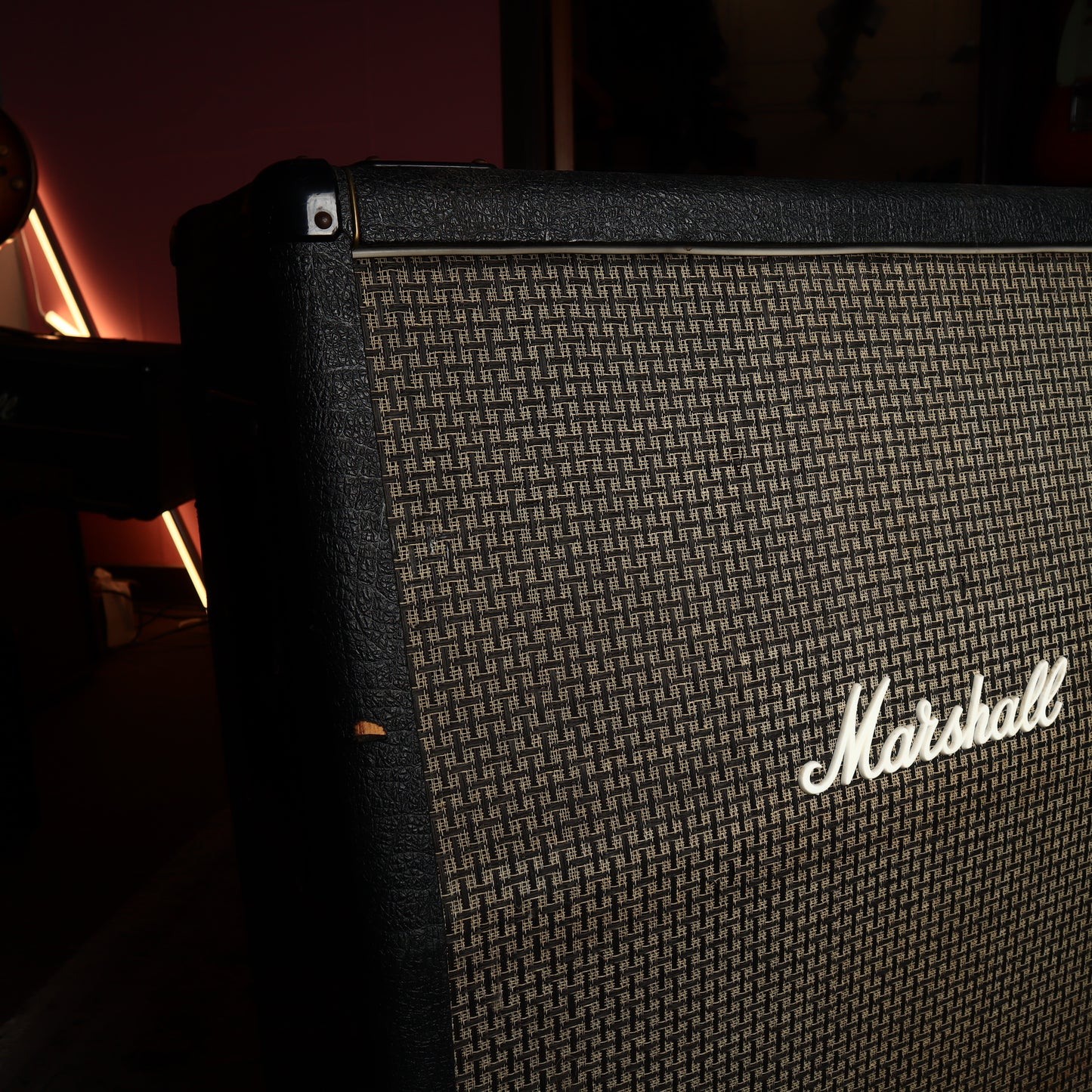 Vintage Marshall 4x12 1970s Rola Cabinet Slant Cab England