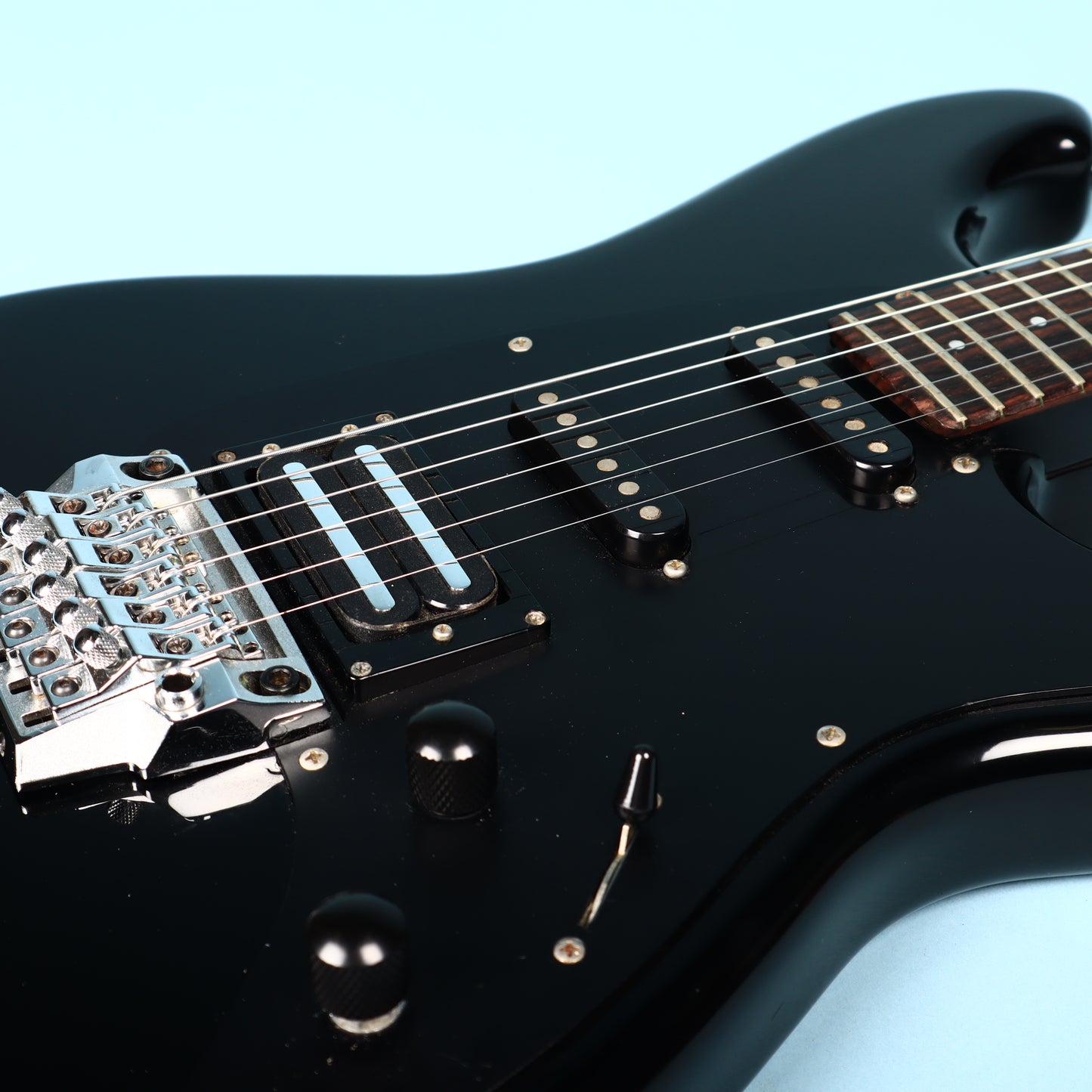 1985 Ibanez Back to The Future RS440 Roadstar Black Electric Guitar