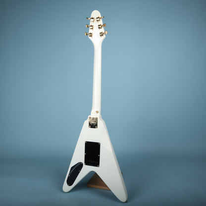 Harmony Flying V White NOS V666GT Electric Guitar  *Excellent Cond*