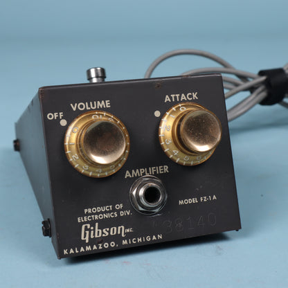 Vintage 1960s Maestro FZ-1A Fuzz Tone by Gibson Fuzz Guitar Effect Pedal