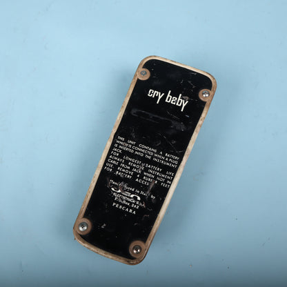 Early 1970s Jen Cry Baby Italian Italy Wah Wah Red Fasel Pedal