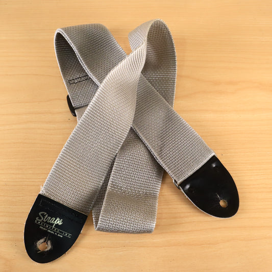 Straps Unlimited Inc. Silver Woven Guitar Strap Delray Beach Florida