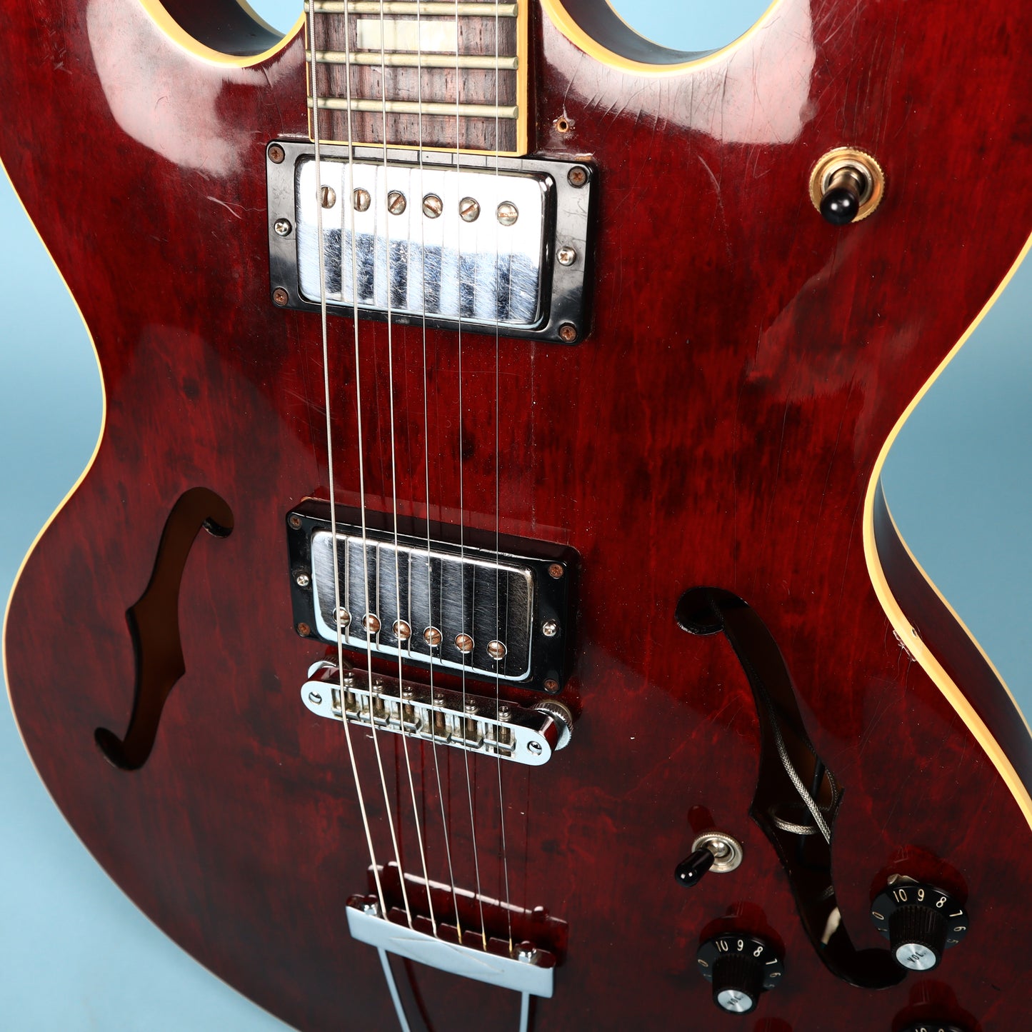 1976 Gibson ES-335TD Semi-Hollow Electric Guitar Red Wine