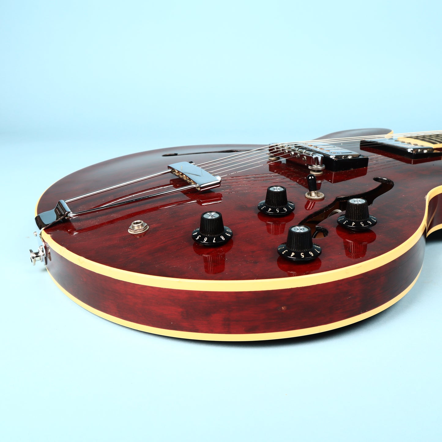 1976 Gibson ES-335TD Semi-Hollow Electric Guitar Red Wine