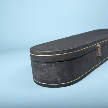 Vintage Vox Teardrop Bass Guitar Violin Case "Leo's Music Oakland Ca"