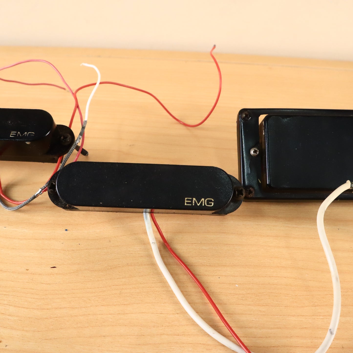 Vintage 1980s EMG 81 SA Active HSS Guitar Humbucker Set