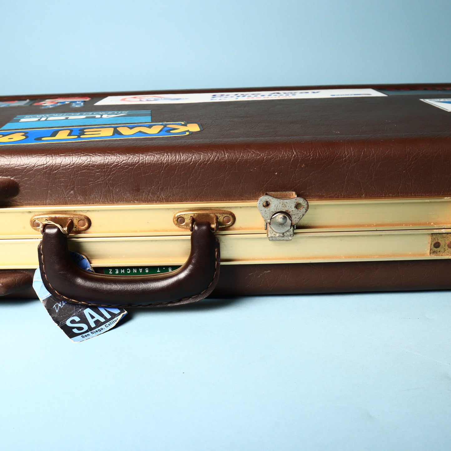 Original Vintage Hardshell Guitar Case Fender 1980s Walnut Elite Stratocaster