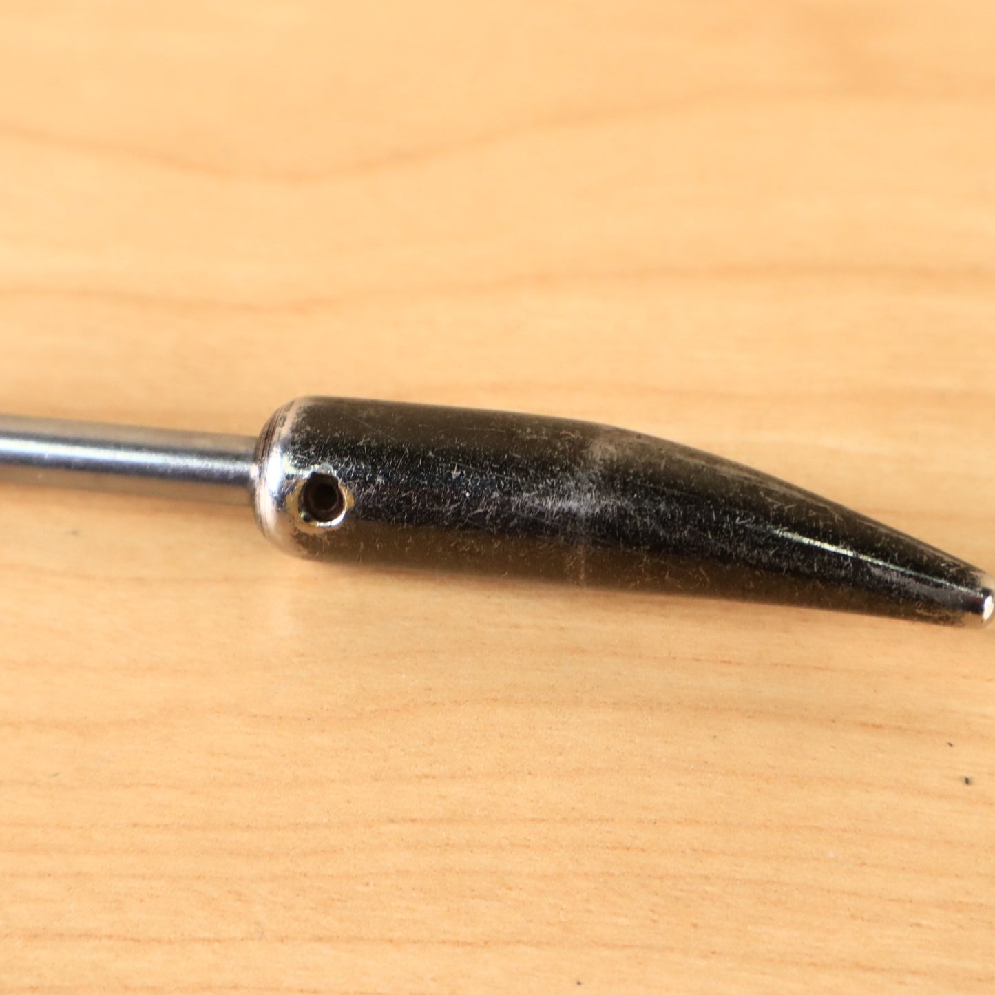 Vintage 80's Kahler 2300 Flyer Tremolo Arm Bar Point Metal Tip Worn Black