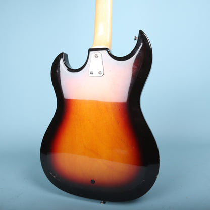 Vintage Hagstrom H-8 8-String Bass Sunburst 1960s