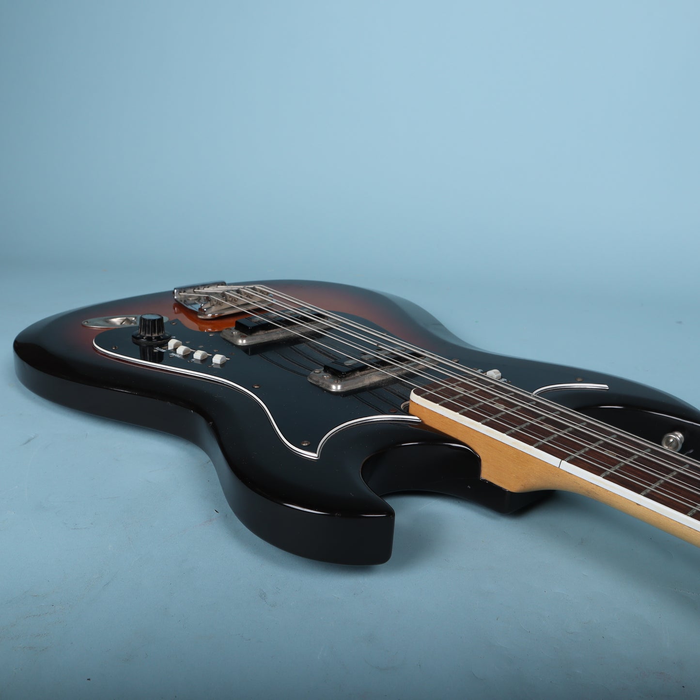 Vintage Hagstrom H-8 8-String Bass Sunburst 1960s