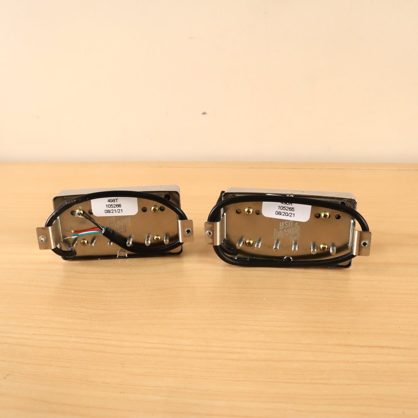 2021 Gibson 498T and 480R Humbucker Pickup Set 5 Wire