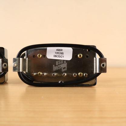 2021 Gibson 498T and 480R Humbucker Pickup Set 5 Wire