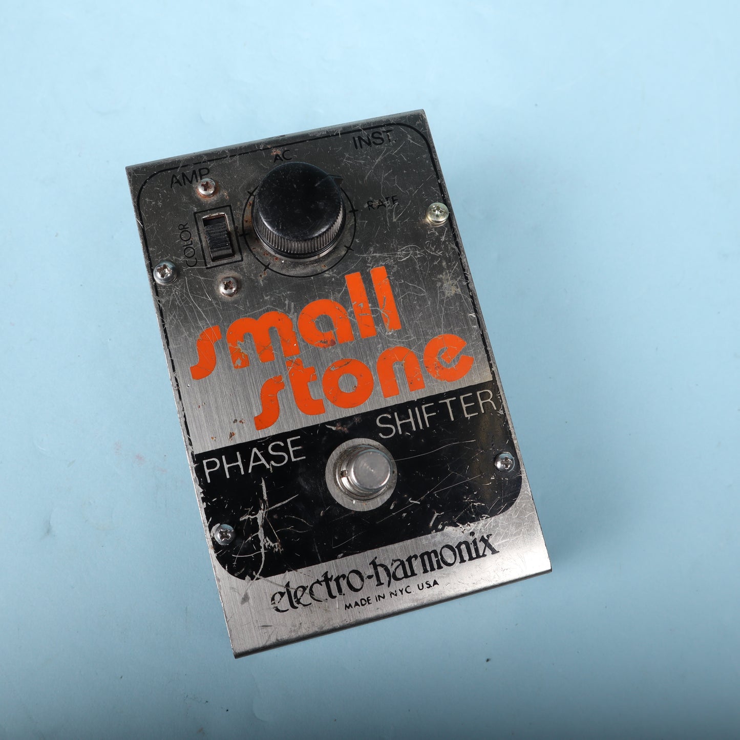 1970s Electro Harmonix Small Stone Phase Shifter V2 Vintage Effect Pedal