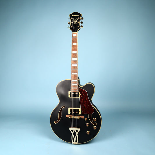 Ibanez Artcore AF75G Hollowbody Electric Guitar Flat Black