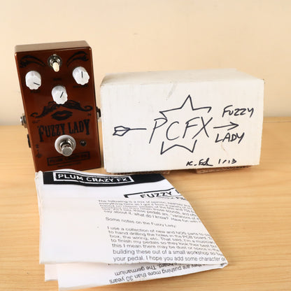 Plum Crazy FX Fuzzy Lady Fuzz Pedal 2013