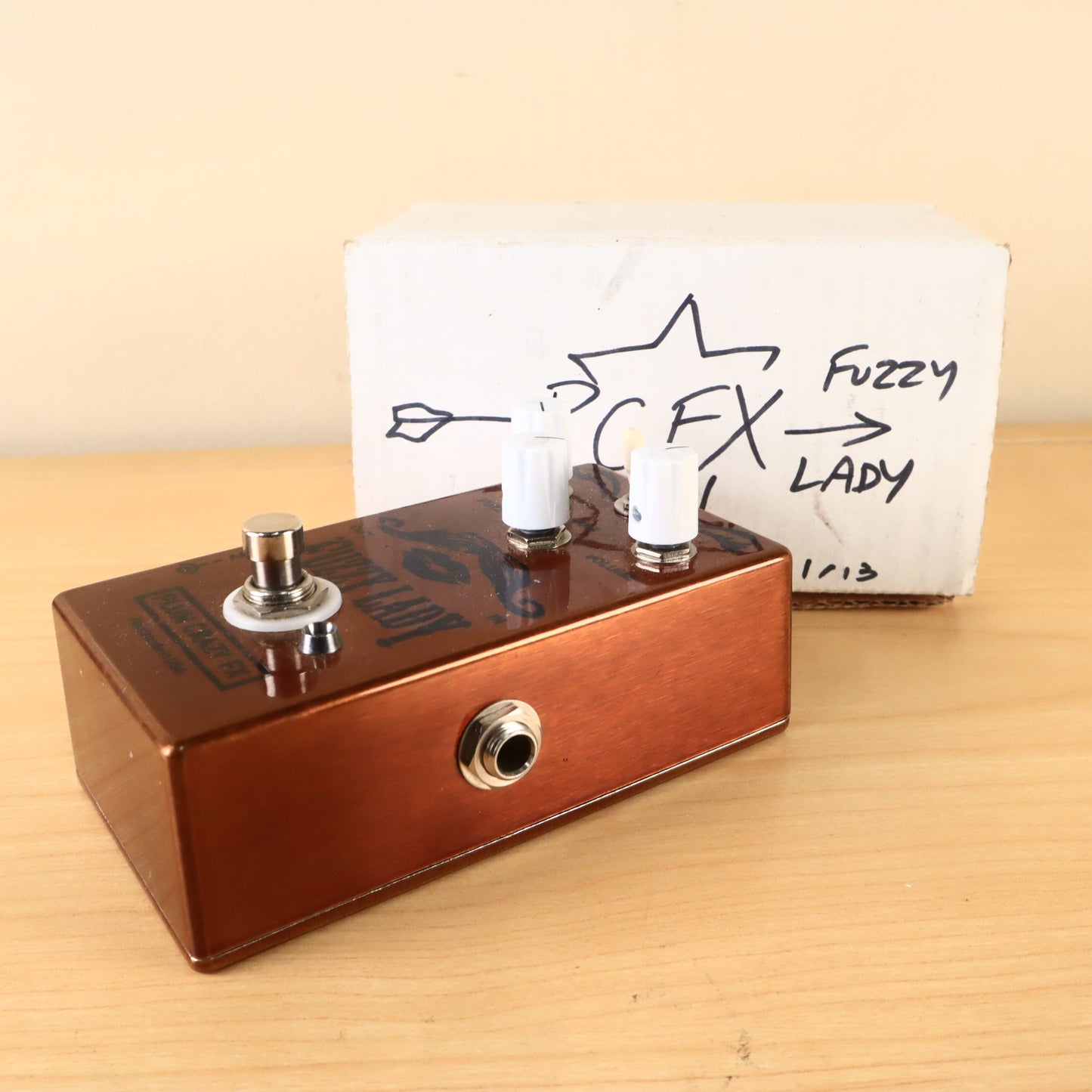 Plum Crazy FX Fuzzy Lady Fuzz Pedal 2013