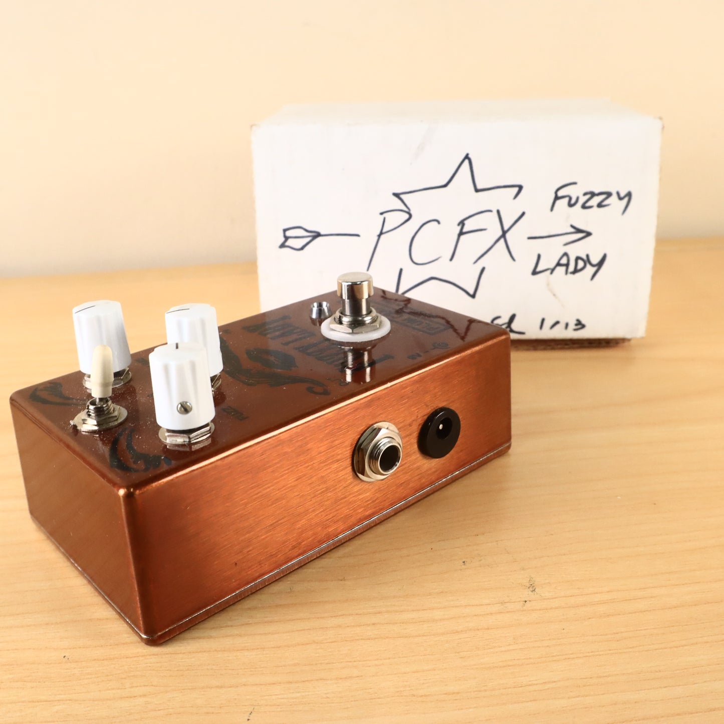 Plum Crazy FX Fuzzy Lady Fuzz Pedal 2013