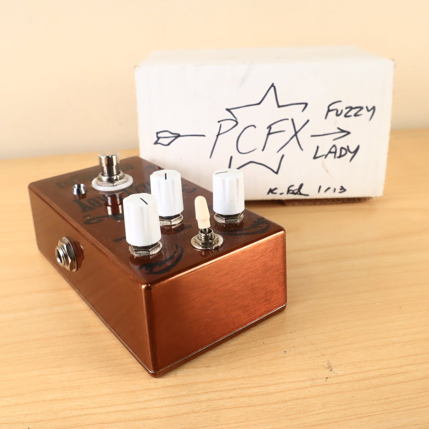 Plum Crazy FX Fuzzy Lady Fuzz Pedal 2013