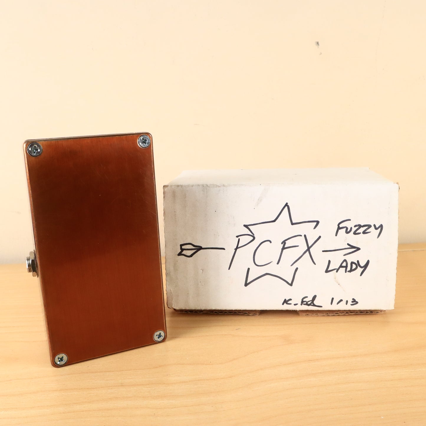 Plum Crazy FX Fuzzy Lady Fuzz Pedal 2013