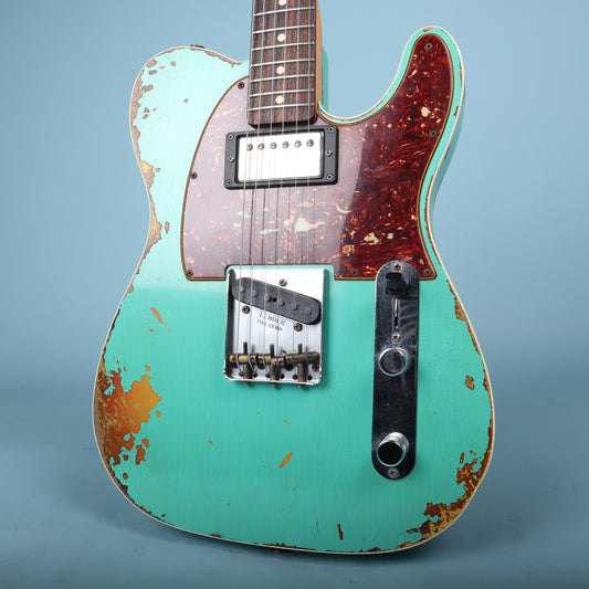 2020 Fender Custom Shop 60 HS Telecaster Custom Heavy Relic Sea Foam Green L.E.