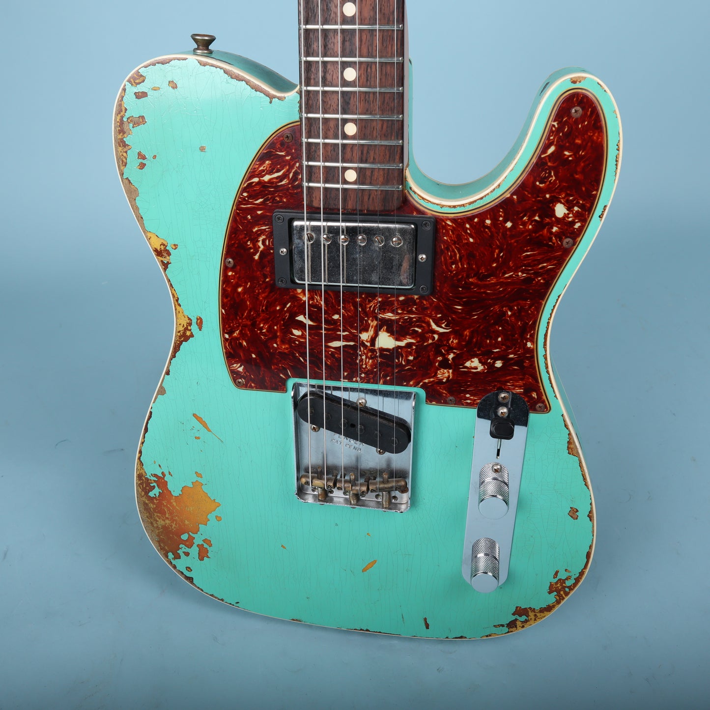 2020 Fender Custom Shop 60 HS Telecaster Custom Heavy Relic Sea Foam Green L.E.