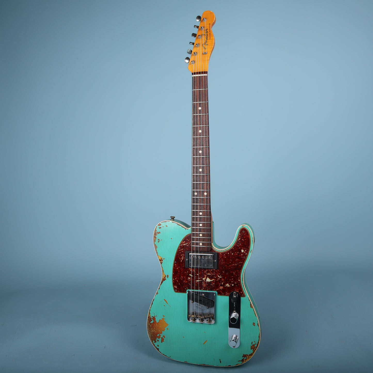 2020 Fender Custom Shop 60 HS Telecaster Custom Heavy Relic Sea Foam Green L.E.