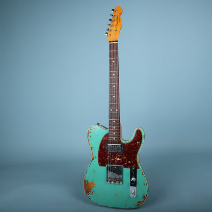 2020 Fender Custom Shop 60 HS Telecaster Custom Heavy Relic Sea Foam Green L.E.