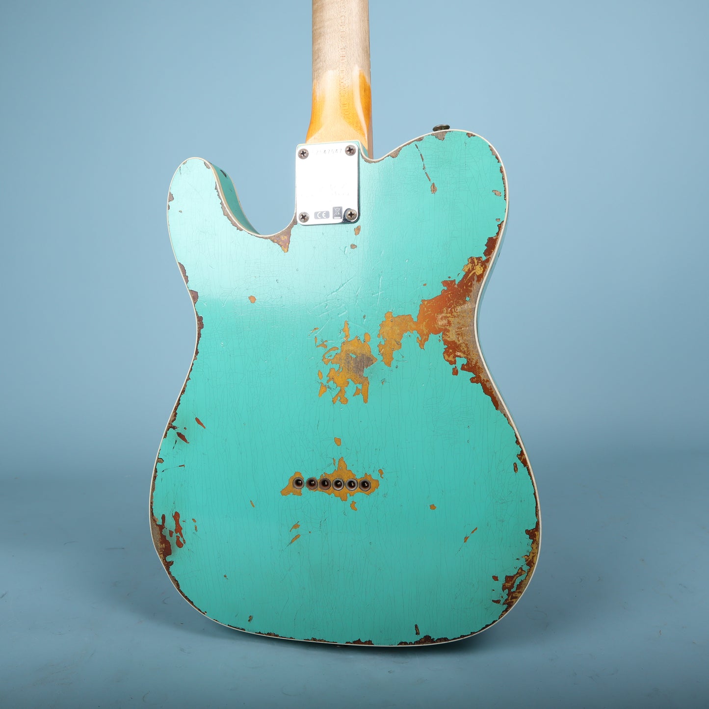 2020 Fender Custom Shop 60 HS Telecaster Custom Heavy Relic Sea Foam Green L.E.