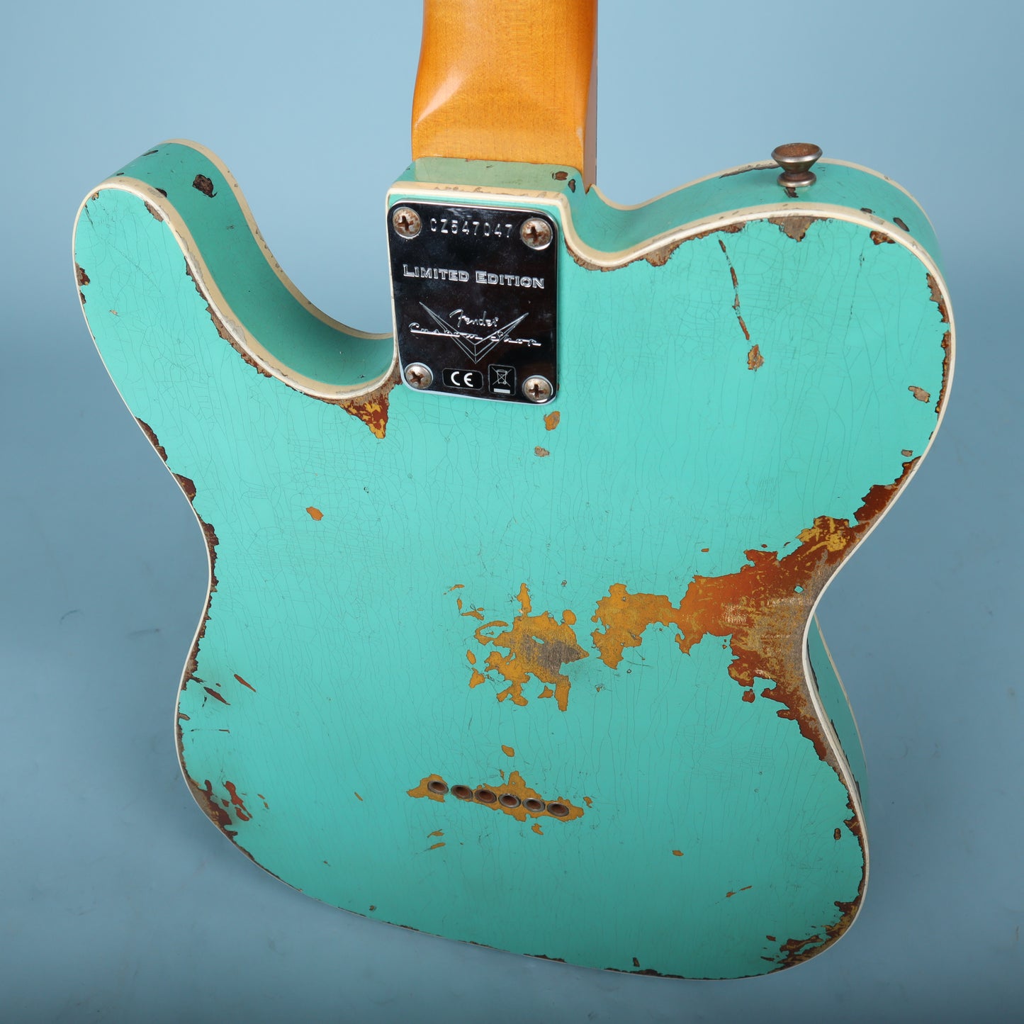 2020 Fender Custom Shop 60 HS Telecaster Custom Heavy Relic Sea Foam Green L.E.