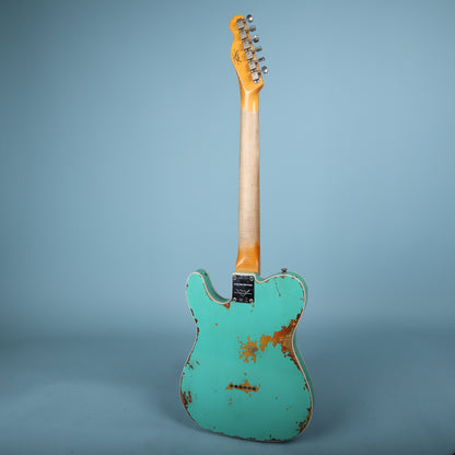 2020 Fender Custom Shop 60 HS Telecaster Custom Heavy Relic Sea Foam Green L.E.