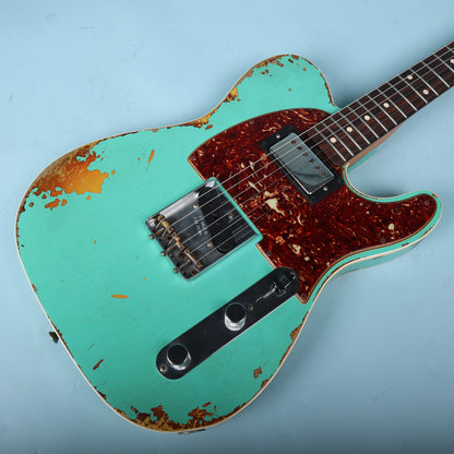 2020 Fender Custom Shop 60 HS Telecaster Custom Heavy Relic Sea Foam Green L.E.
