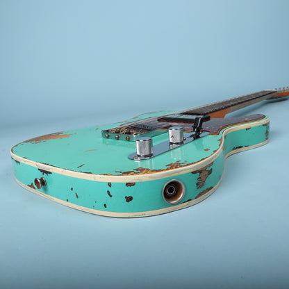 2020 Fender Custom Shop 60 HS Telecaster Custom Heavy Relic Sea Foam Green L.E.