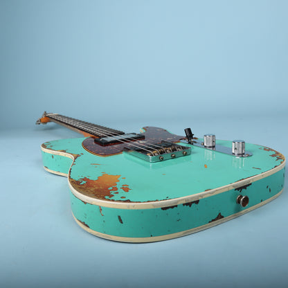 2020 Fender Custom Shop 60 HS Telecaster Custom Heavy Relic Sea Foam Green L.E.