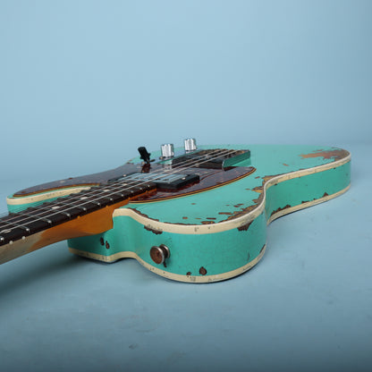 2020 Fender Custom Shop 60 HS Telecaster Custom Heavy Relic Sea Foam Green L.E.
