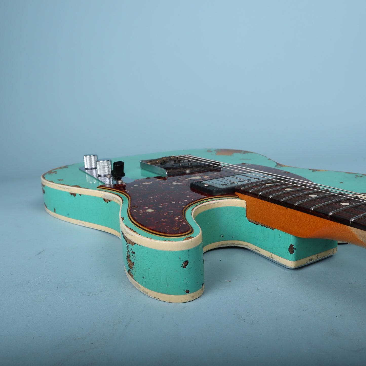 2020 Fender Custom Shop 60 HS Telecaster Custom Heavy Relic Sea Foam Green L.E.