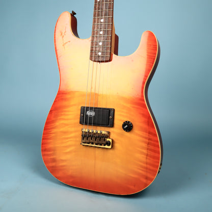 Navigator ESP Super Strat Single Humbucker Burst