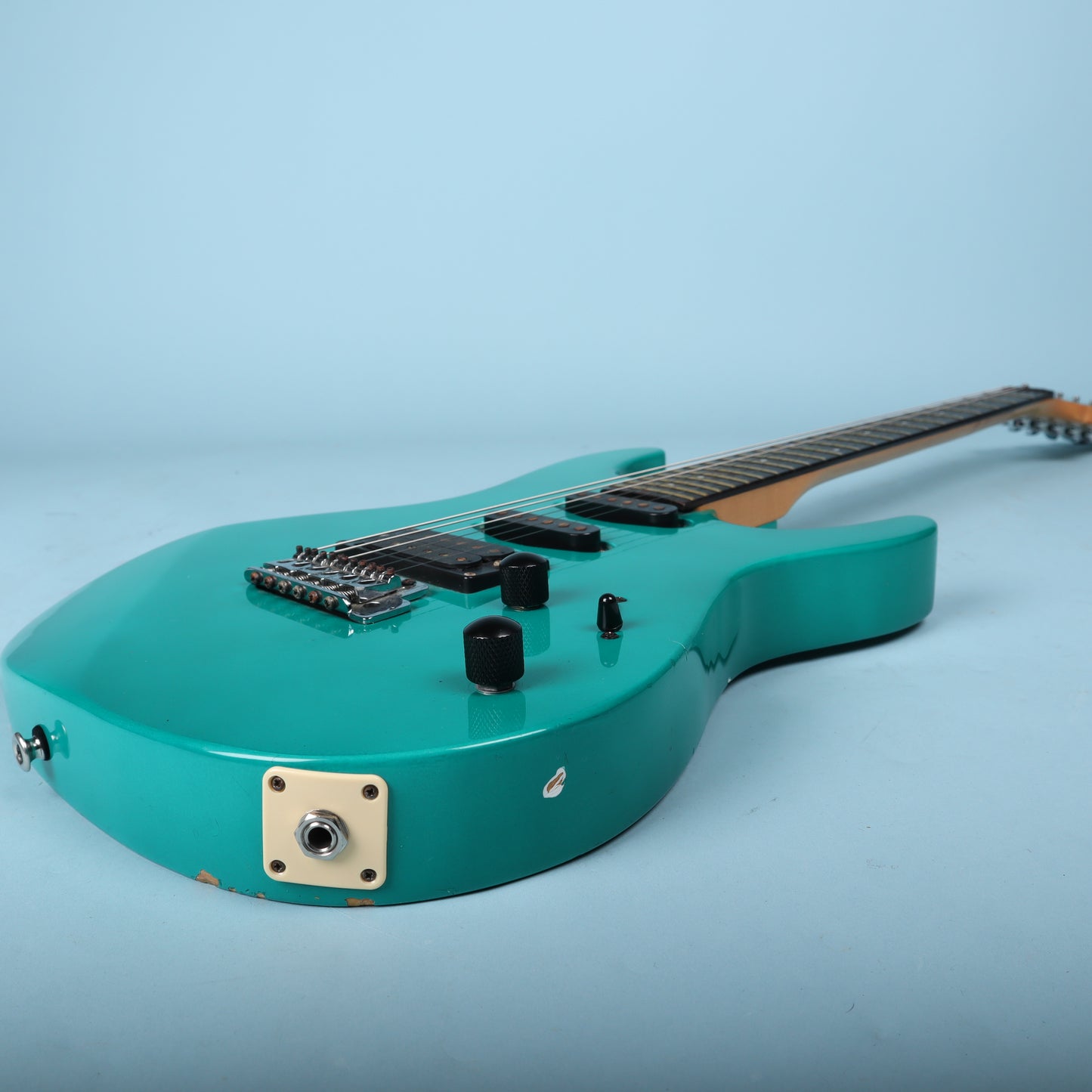 1988 RG-140 Ibanez Aquamarine AQ Korea Electric Guitar