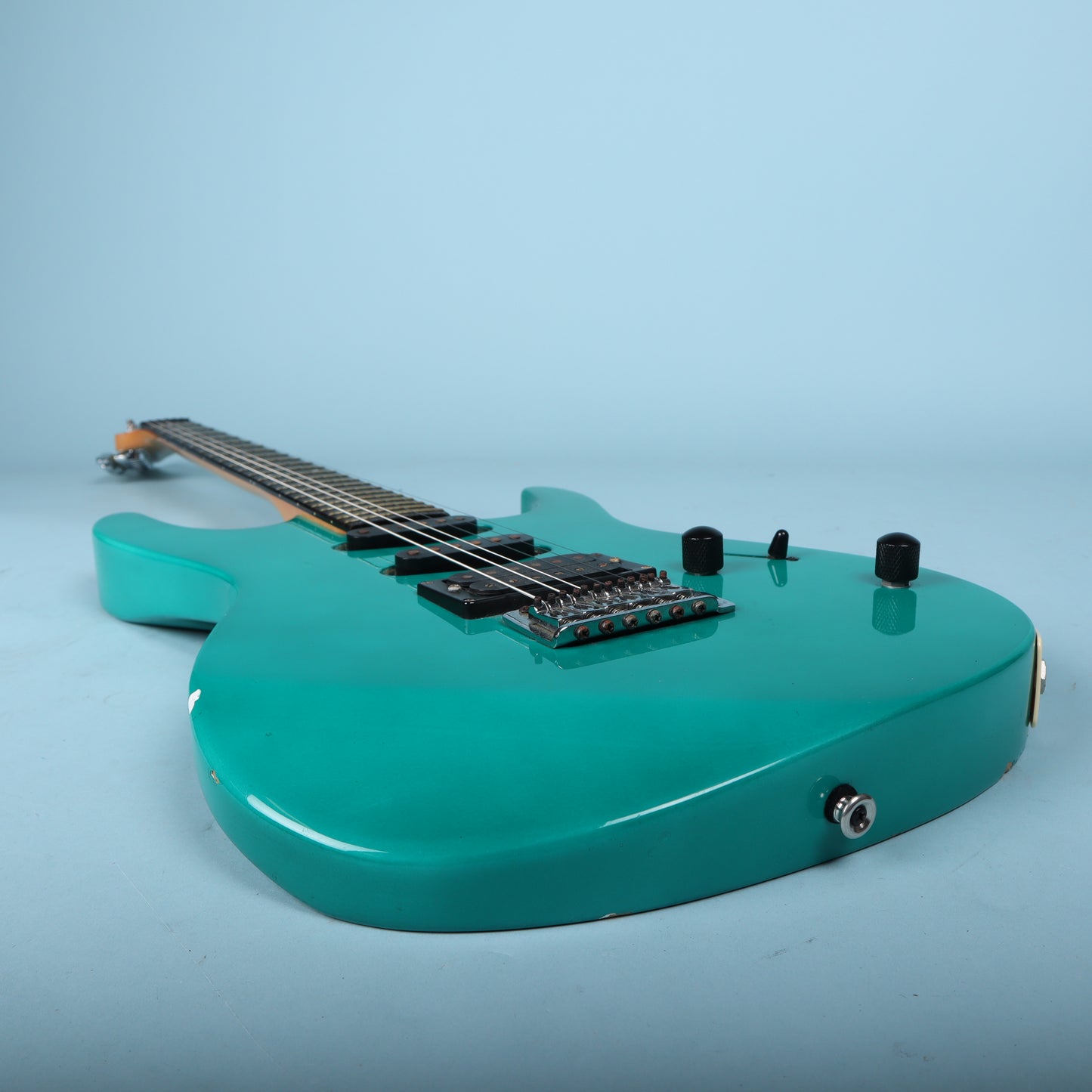 1988 RG-140 Ibanez Aquamarine AQ Korea Electric Guitar