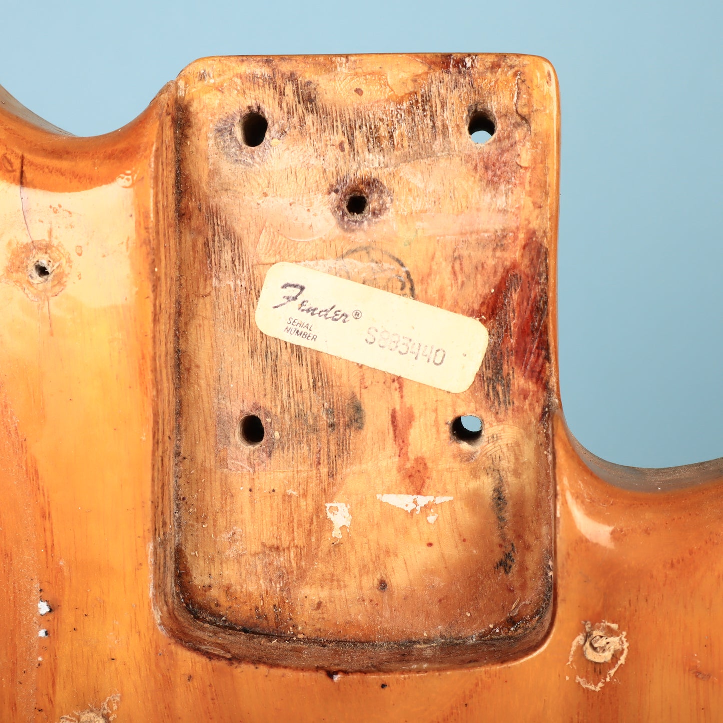 1978 Fender Precision Special P Bass Body Swamp Ash